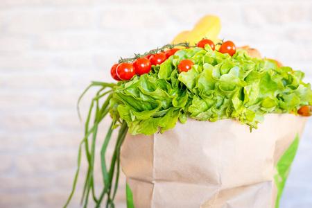 新鲜蔬菜纸塑复合袋照片